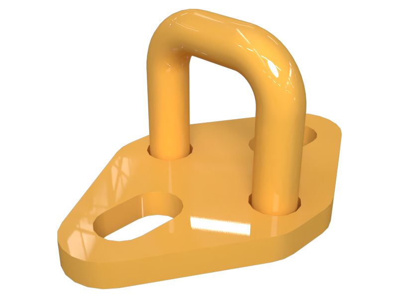 Ударник защелки дверцы кабины