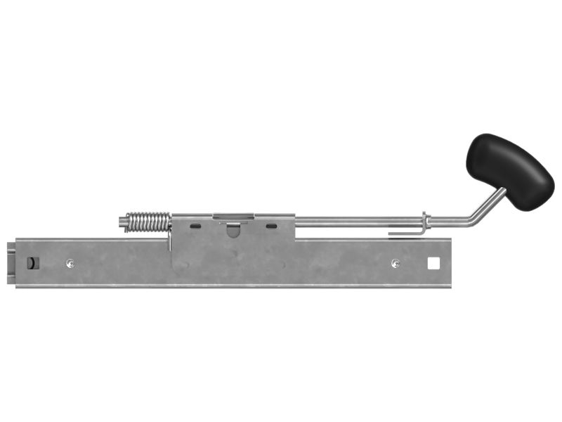 Узел направляющей с фиксацией