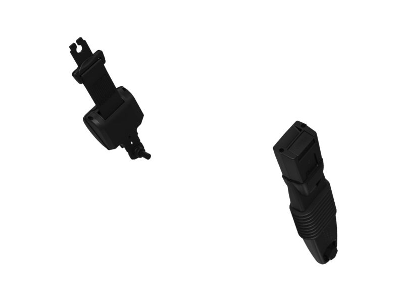 549-4286: Поясной ремень сигнального оранжевого цвета с инерционной катушкой, 2 дюйма