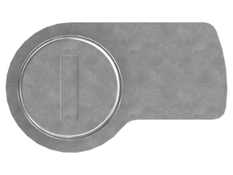 Цилиндрический дверной замок отсека