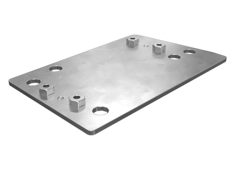 560-6486: Опорная плита приемника лазерных лучей