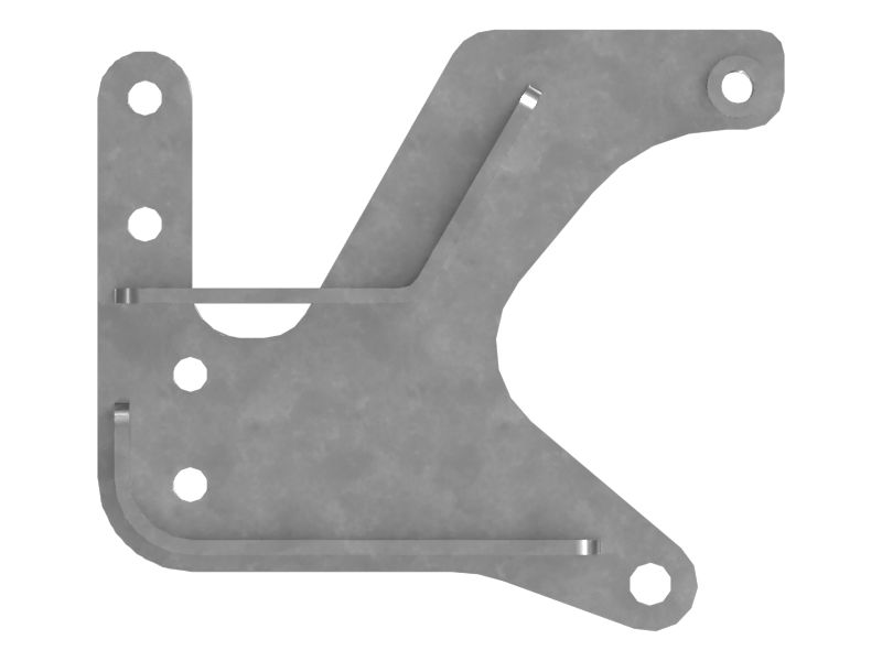 Монтажный кронштейн компрессора системы кондиционирования