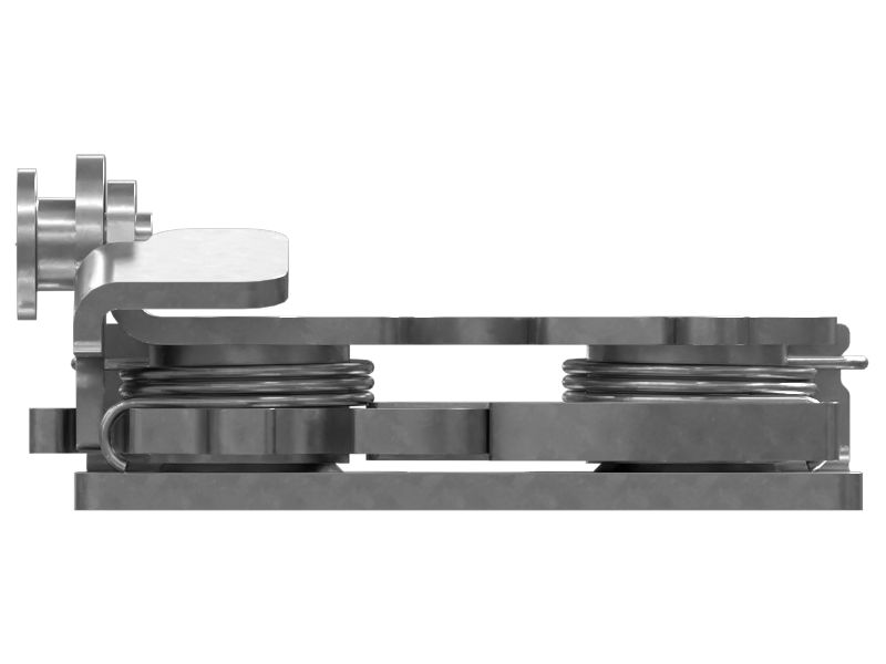 Защелка с одним ротором