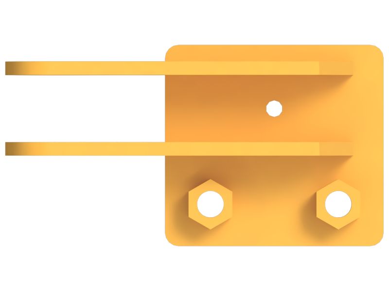 Кронштейн в сборе для защитного ограждения картера