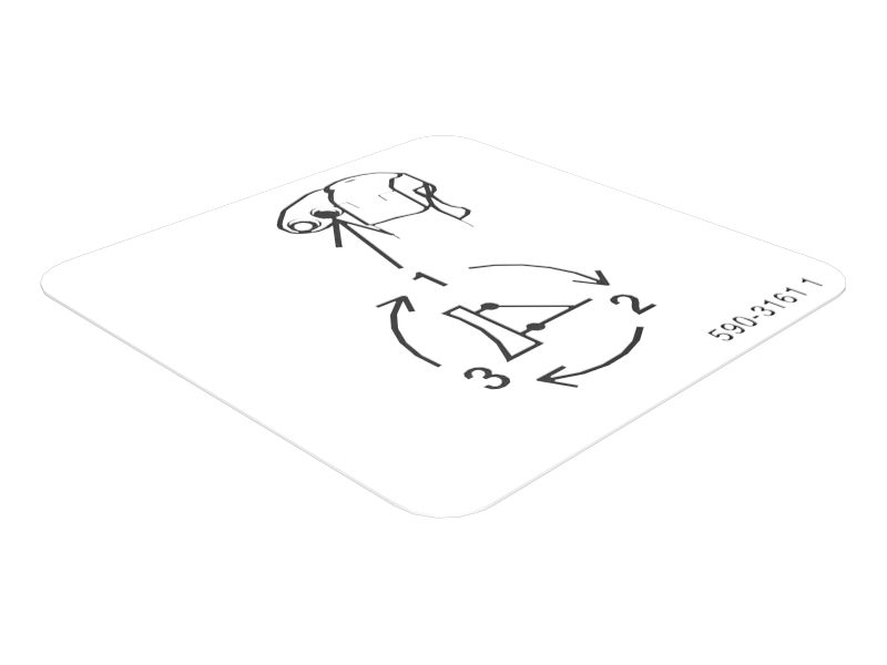 590-3161: Наклейка джойстика