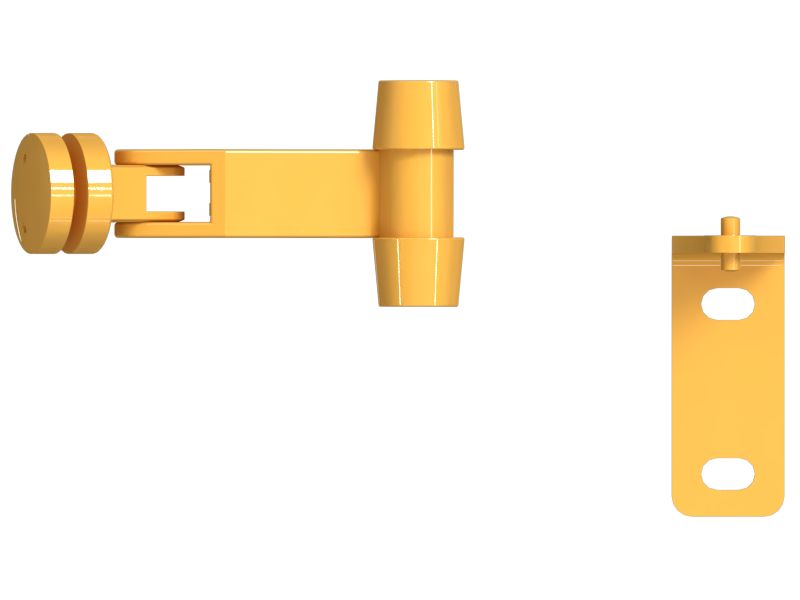 Защелка окна на двери кабины