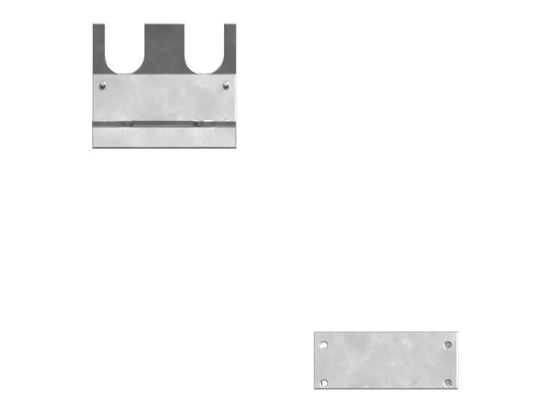 Монтажный кронштейн, предупреждение о высоком давлении в цилиндре