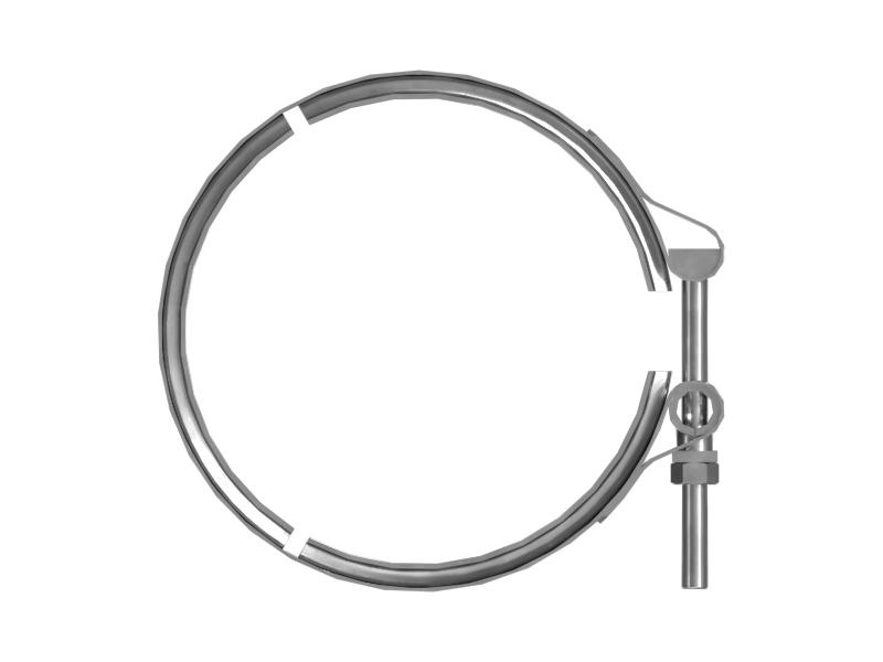 Клиновой ленточный хомут, базовый диаметр 134,9