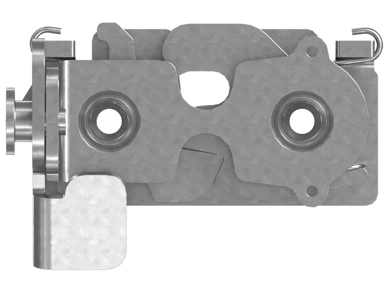 Защелка с одним ротором