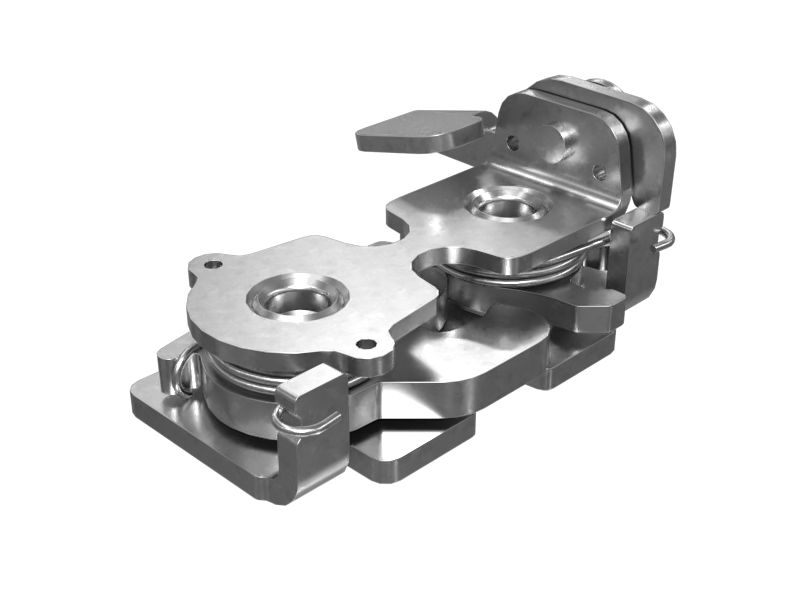 Защелка с одним ротором