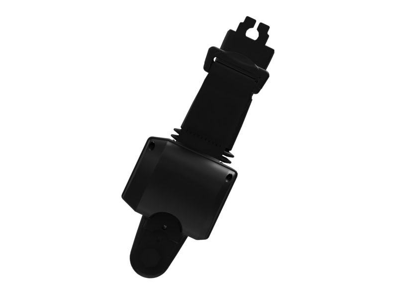 Поясной ремень сигнального оранжевого цвета с инерционной катушкой, 2 дюйма