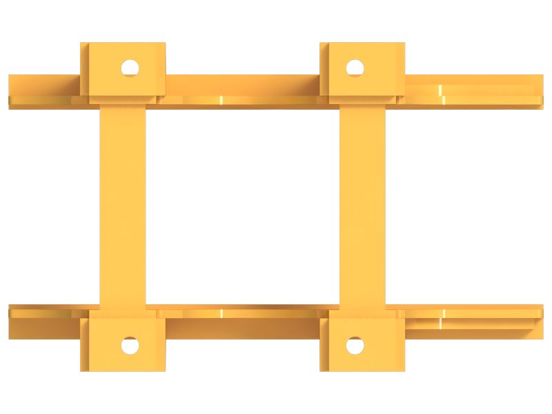 Концевые направляющие щитки гусеничной ленты