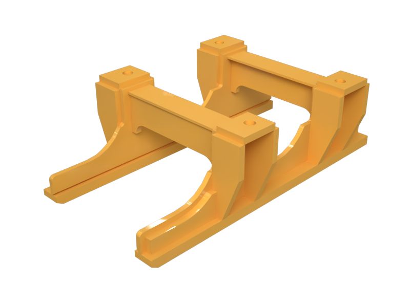 Концевые направляющие щитки гусеничной ленты