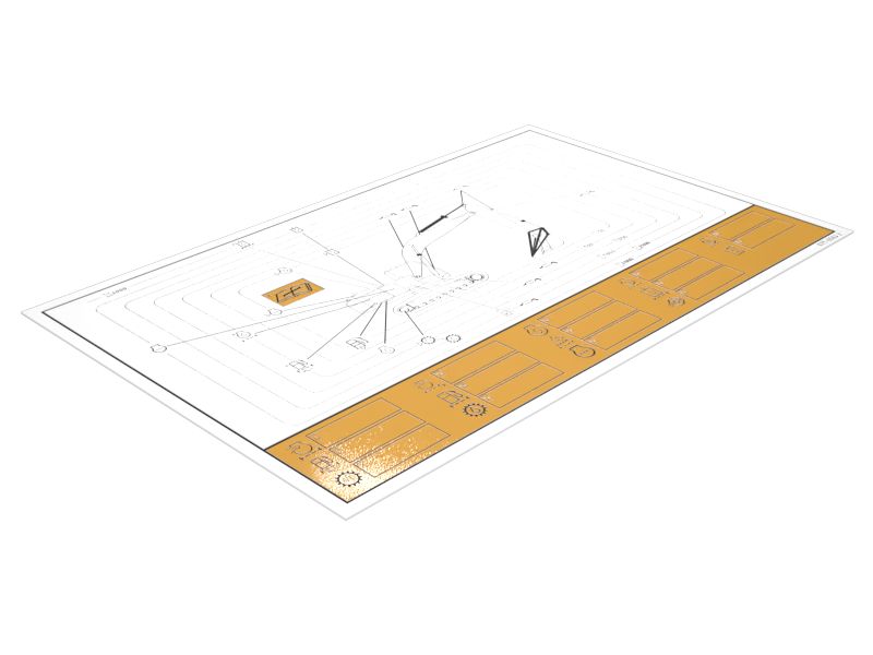 Наклейка с картой обслуживания