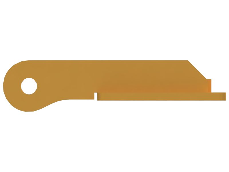 Кронштейн в сборе для защитного ограждения картера