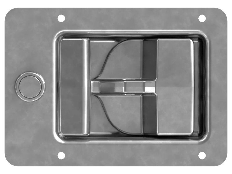 Лопастная защелка замка