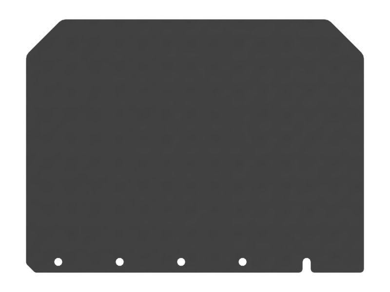 Брызговик крыла, толщина 6,4 мм