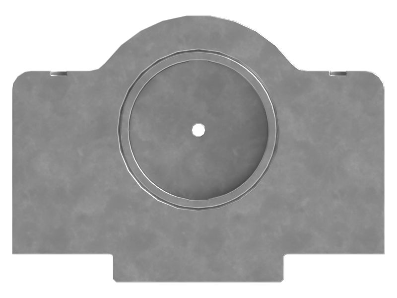 Крышка гидроцилиндра смещения оси