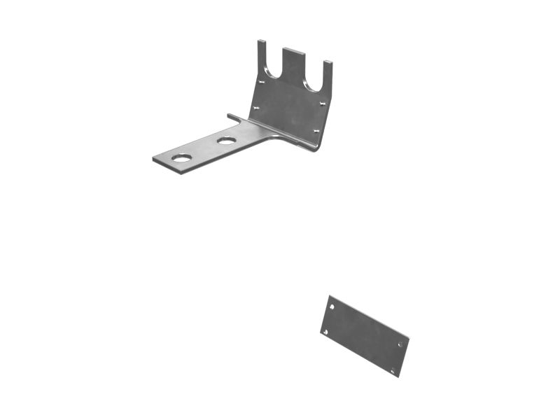248-7200: Монтажный кронштейн, предупреждение о высоком давлении в цилиндре