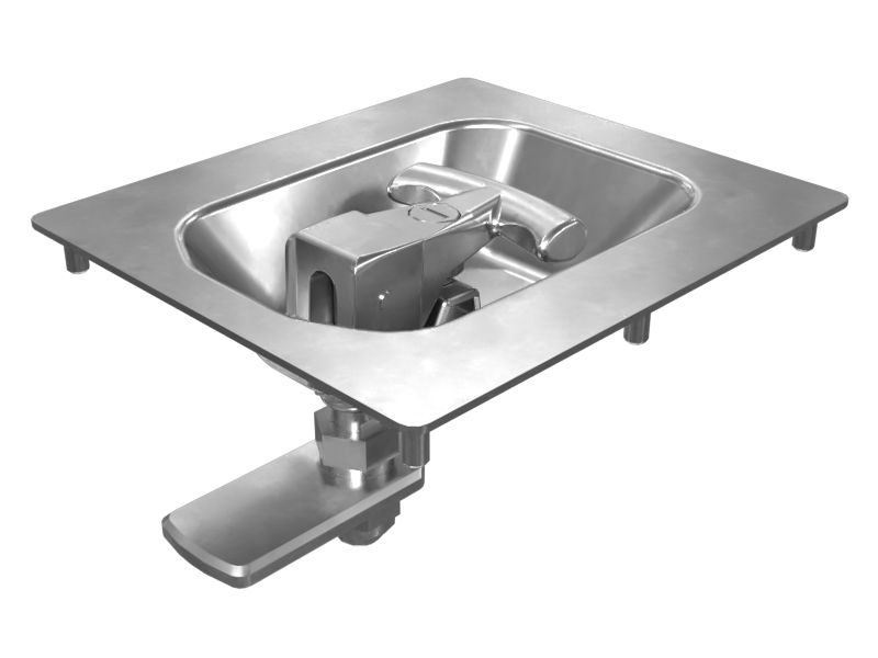 Замок двери отсека