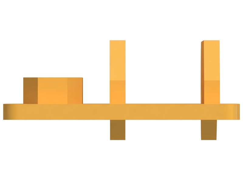 Кронштейн в сборе для защитного ограждения картера