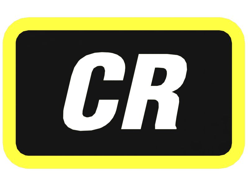 Наклейка для маркировки техники CR