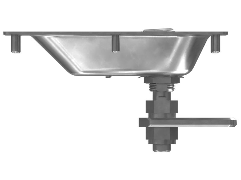 Замок двери отсека