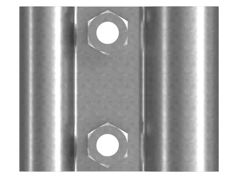 Хомут для двух трубок