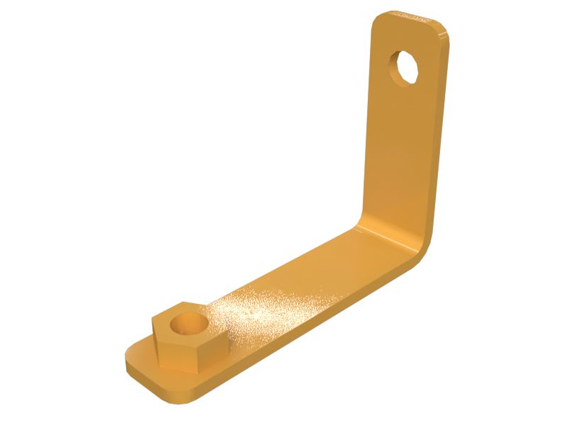 Угловой кронштейн, толщина 4 мм