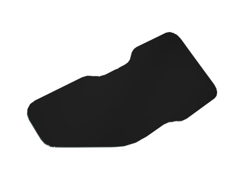 532-7731: Дверное стекло гусеничного бульдозера