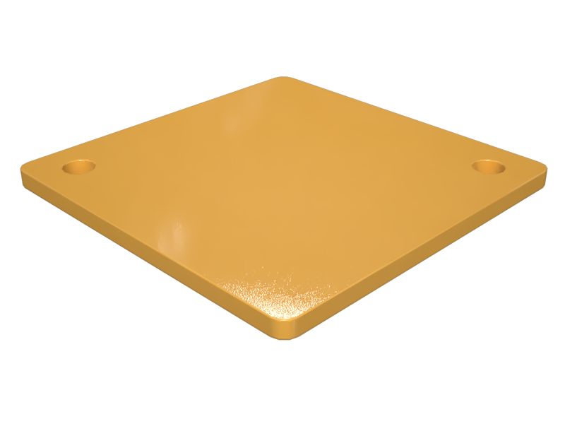 561-1710: Пластина рамы погрузчика, толщина 6 мм