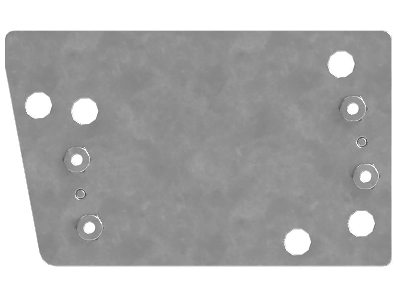 Опорная плита приемника лазерных лучей