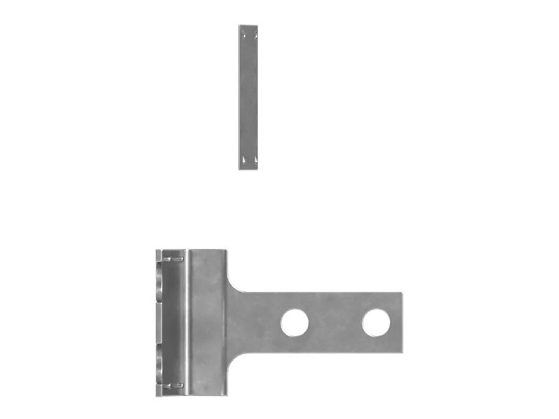 Монтажный кронштейн, предупреждение о высоком давлении в цилиндре