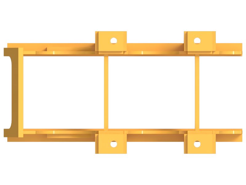 Концевые направляющие щитки гусеничной ленты