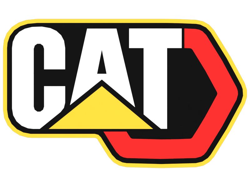 Наклейка "Современный шестиугольный товарный знак" CAT