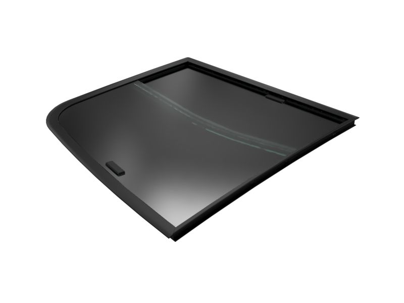 Стекло окна двери экскаватора