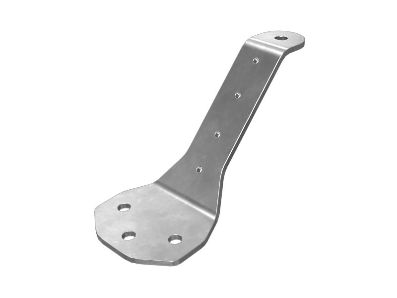 Опора скребка вальца, толщина 6 мм