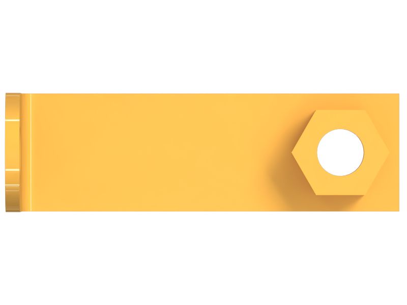 Угловой кронштейн, толщина 3 мм