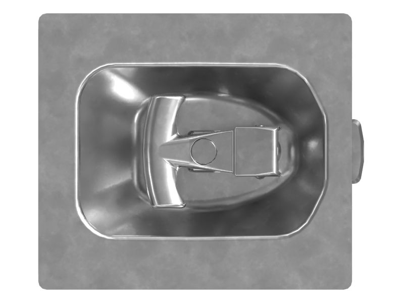 Замок двери отсека