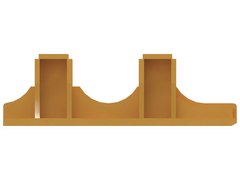 Концевые направляющие щитки гусеничной ленты