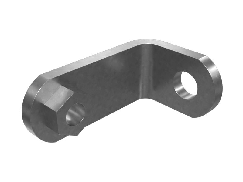 142-3331: Угловой кронштейн, толщина 6 мм