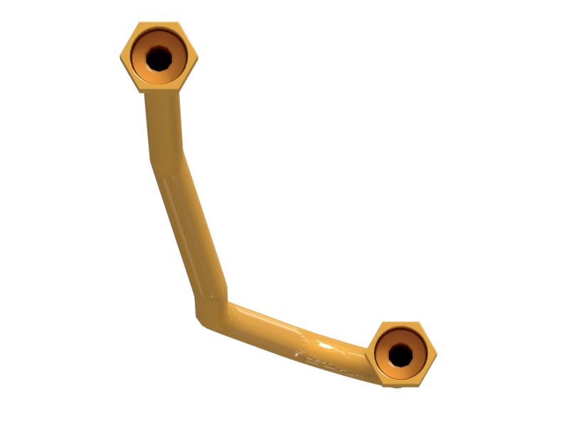 Стальной патрубок в сборе