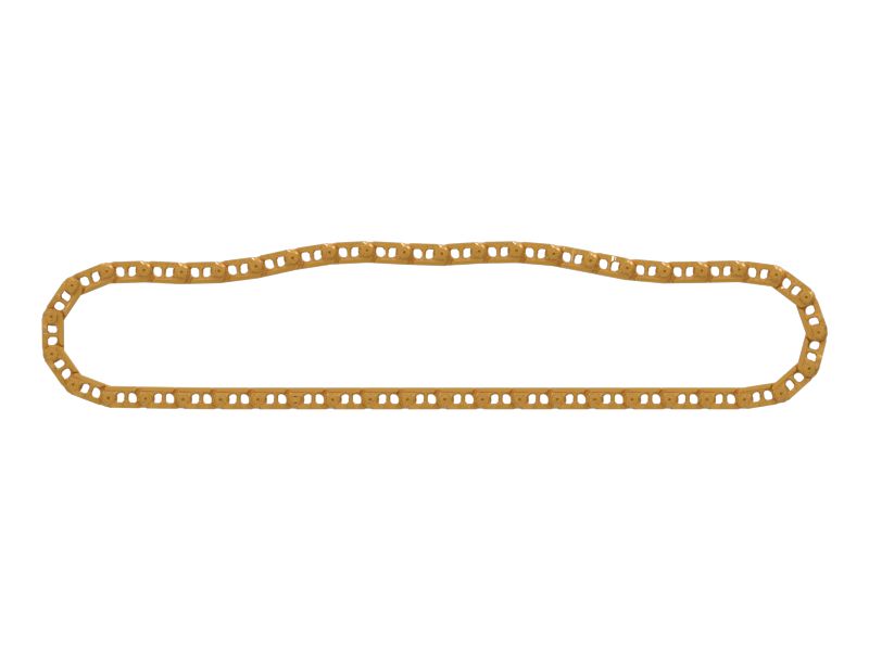 Звено гусеницы в сборе