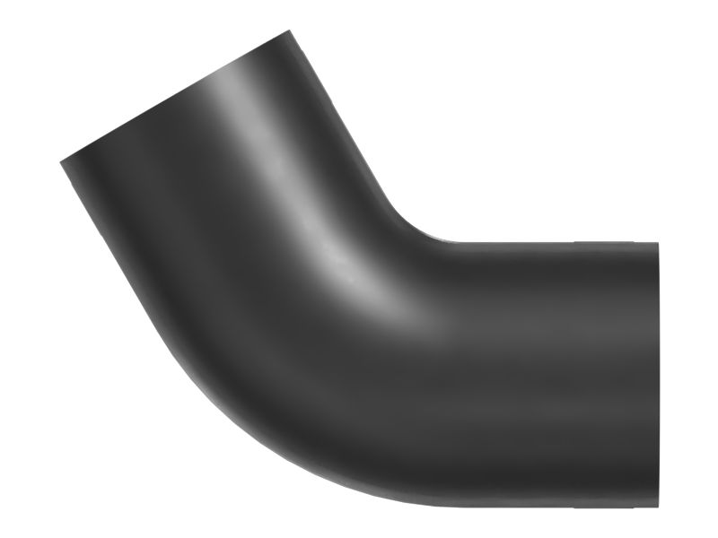 Шланговый коленчатый патрубок для воздуховода, внутренний диаметр 63,5 мм