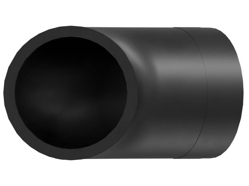 Шланговый коленчатый патрубок для воздуховода, внутренний диаметр 63,5 мм