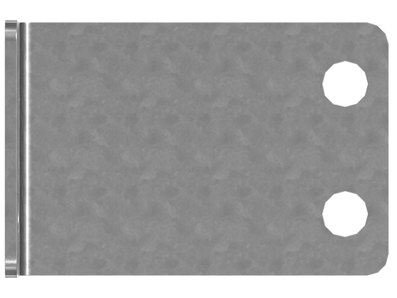 1.6mm Thick Air Conditioner Expansion Valve Steel Bracket