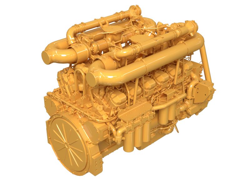 11R-1799: Cat® 3512C Reman New with Core (NWC) Engine