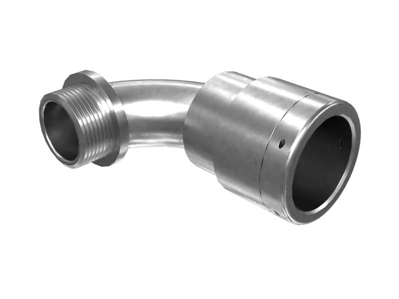 600-6295: M25x1.5 90 Degree Conduit Fitting
