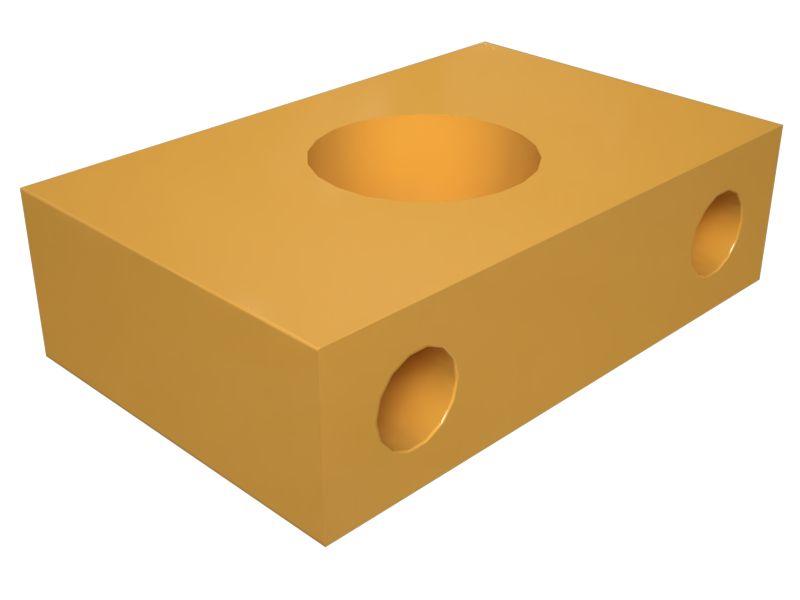 601-3366: Hydraulic Cylinder Trunnion Plate 601-3366 Caterpillar