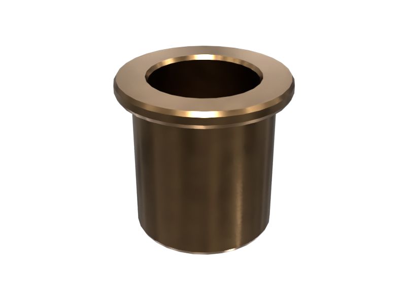 580-4040: 20.0mm Inner Diameter Flange Sleeve Bearing